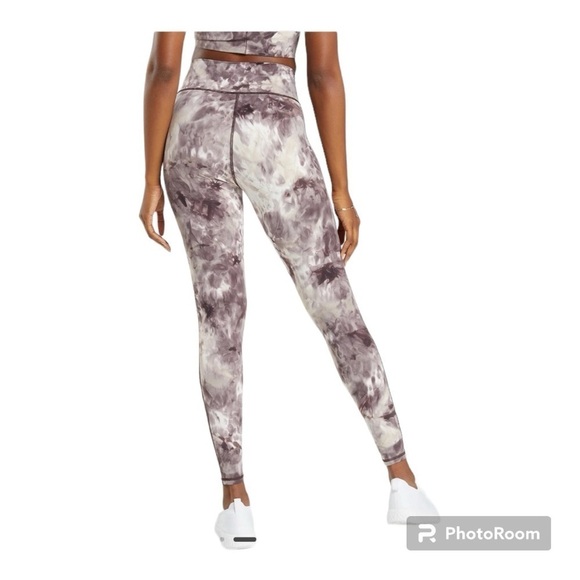 Gymshark Elevate Leggings in Cement Brown Spray Dye | Size Small - Picture 2 of 12